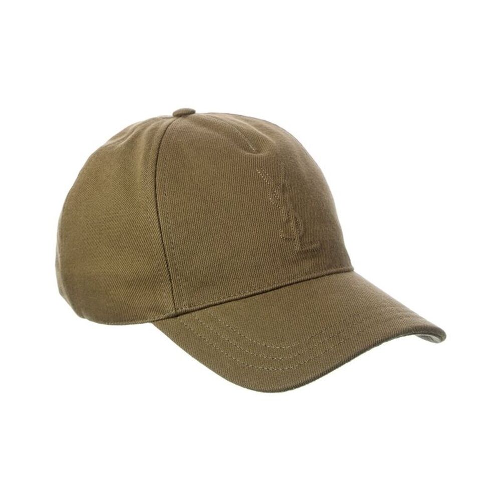 Saint Laurent Cassandre Baseball Cap, Green